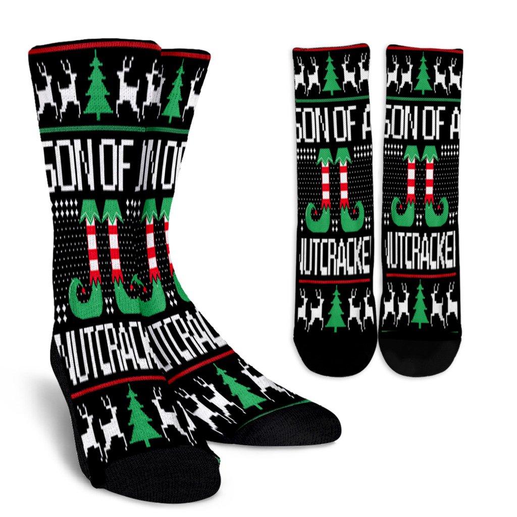 Christmas Son Of A Nutcracker Ugly Sweater Noel Socks Perfect Christmas Gift