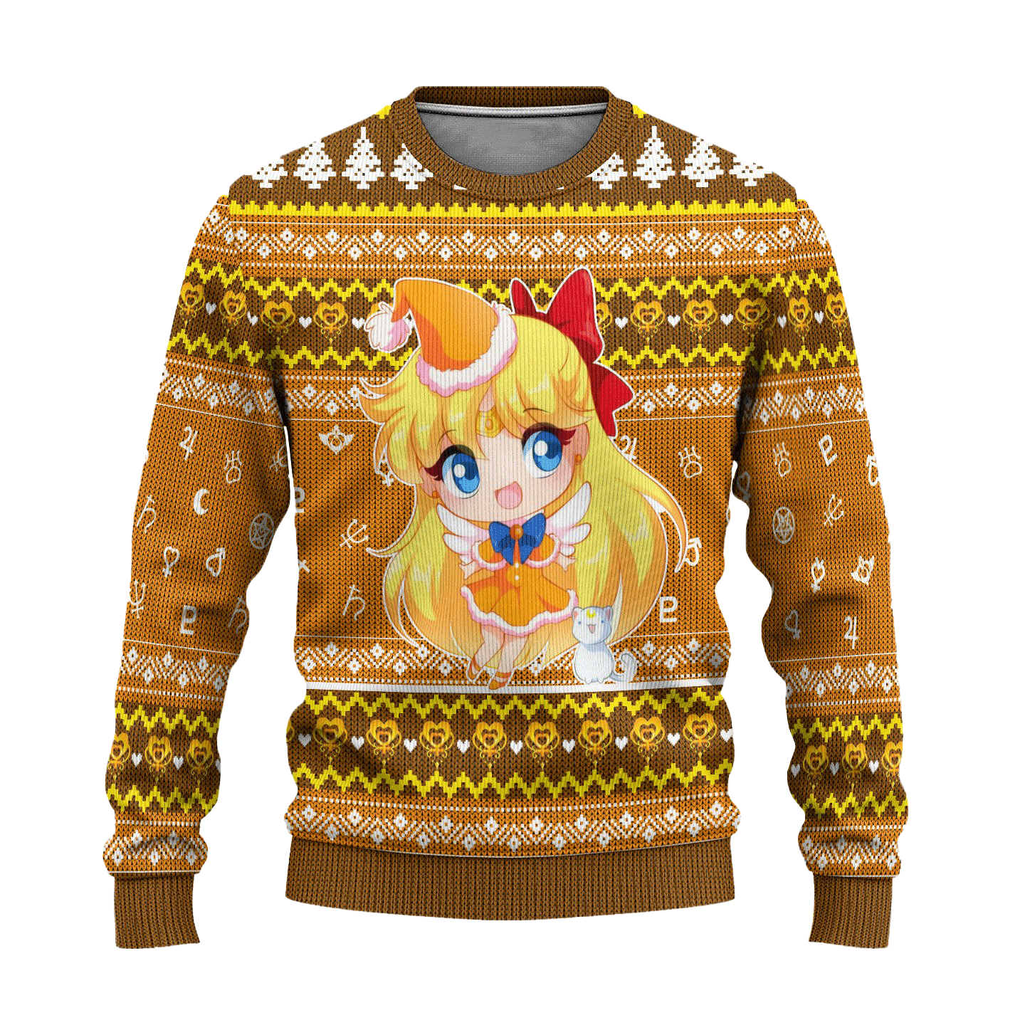 Sailor Venus Ugly Christmas Sweater Sailor Moon Anime Xmas Gift