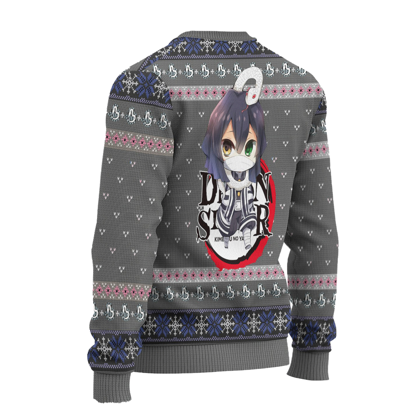 Obanai Iguro Demon Slayer Anime Ugly Christmas Sweater Xmas Gift