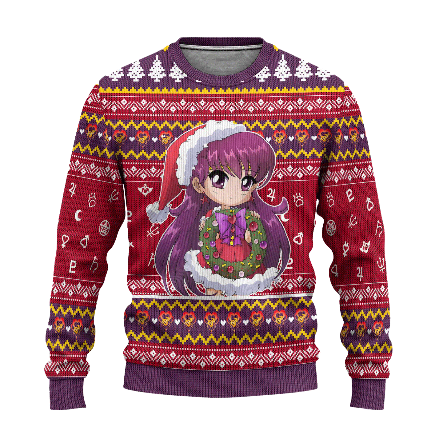 Sailor Mars Ugly Christmas Sweater Sailor Moon Anime Xmas Gift