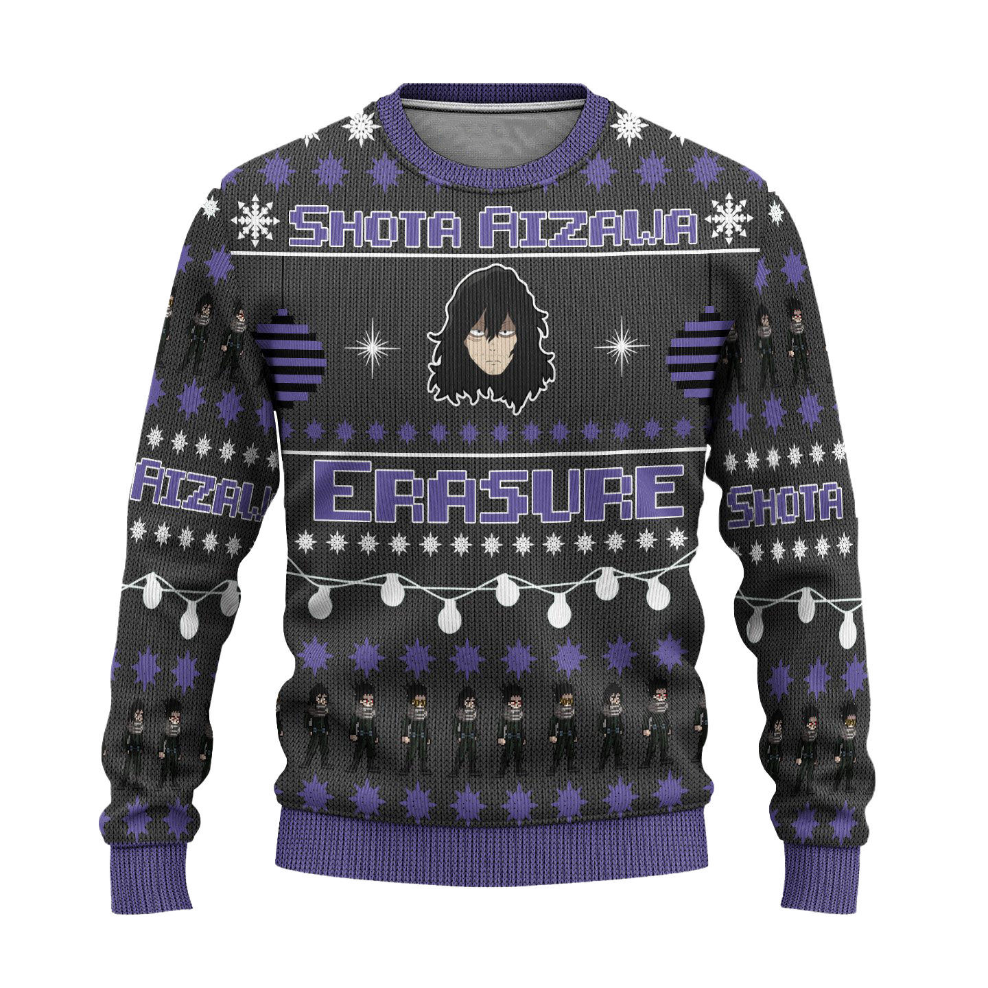 Shota Aizawa Anime Ugly Christmas Sweater Custom My Hero Academia Xmas Gift