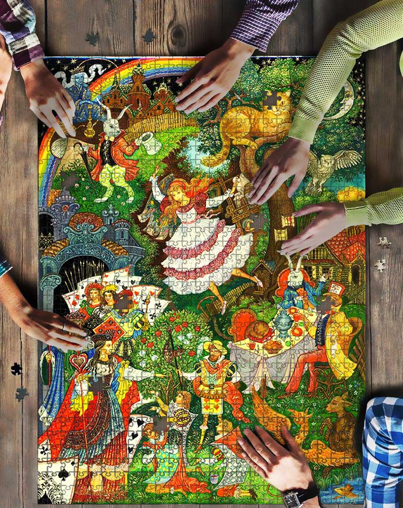 Alice In Wonderland Mock Puzzle