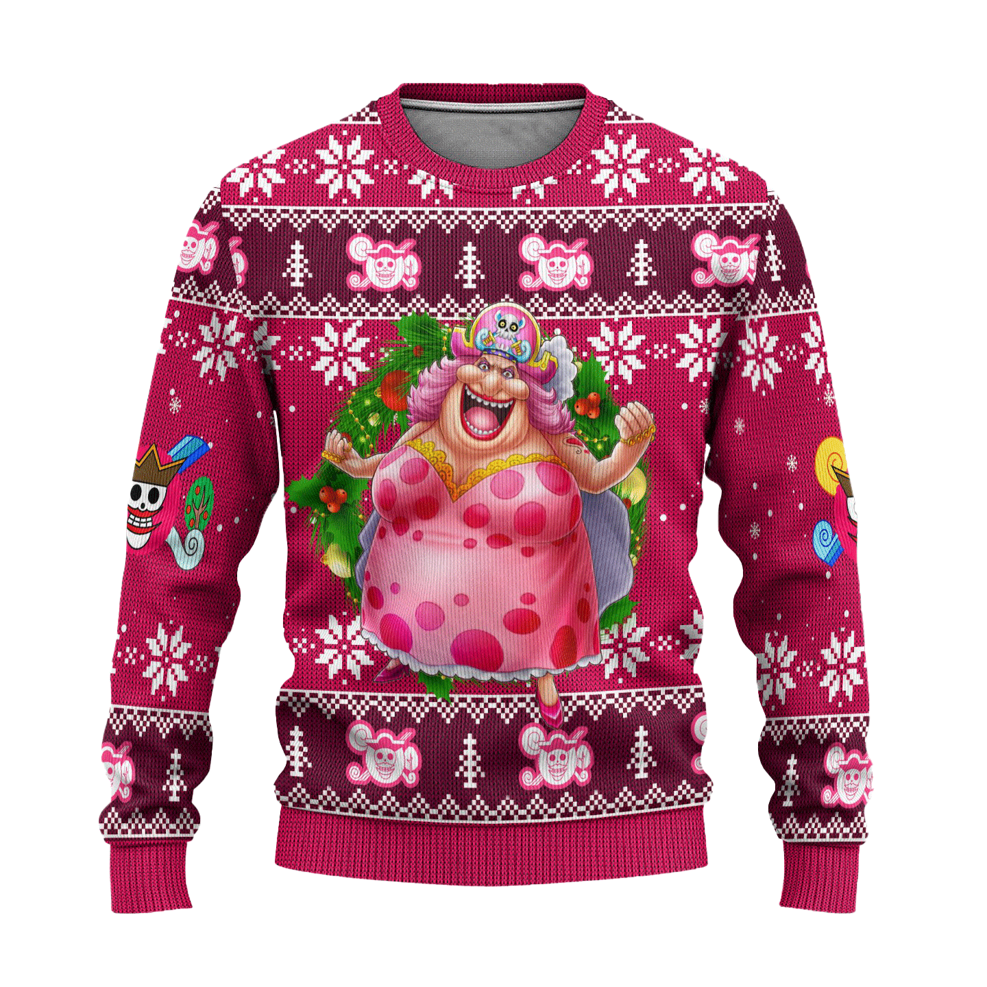 Charlotte Linlin One Piece Anime Ugly Christmas Sweater Xmas Gift