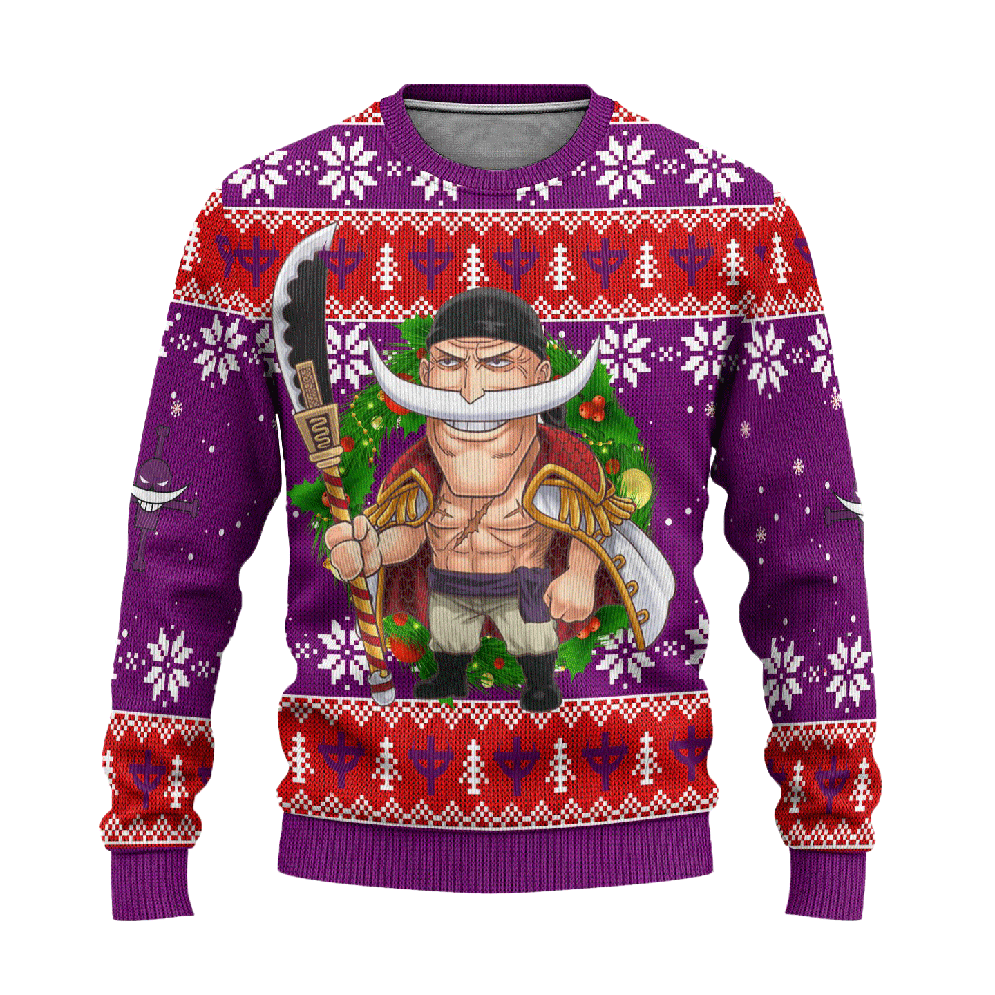 Edward Newgate One Piece Anime Ugly Christmas Sweater Xmas Gift