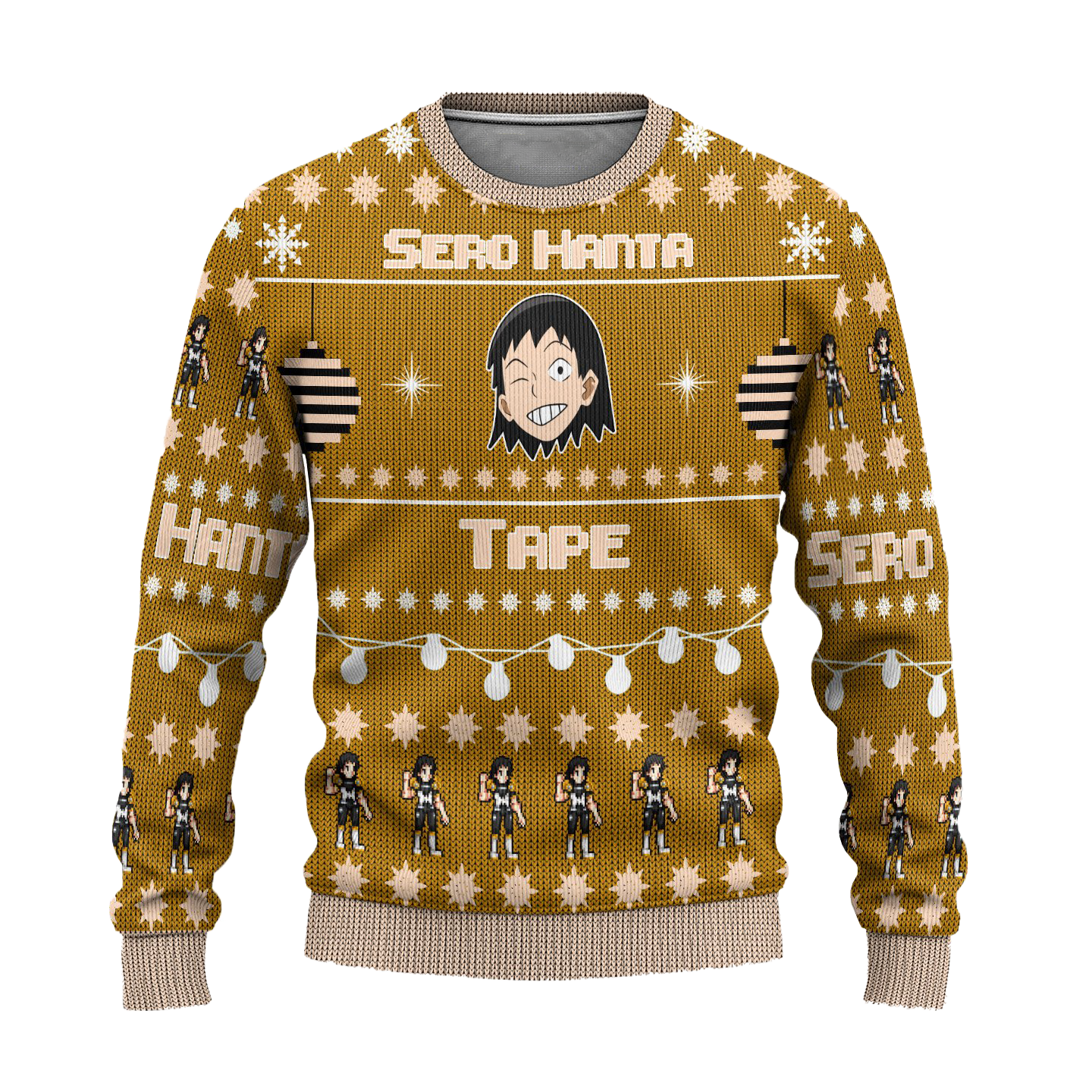 Hanta Sero Anime Ugly Christmas Sweater Custom My Hero Academia Xmas Gift