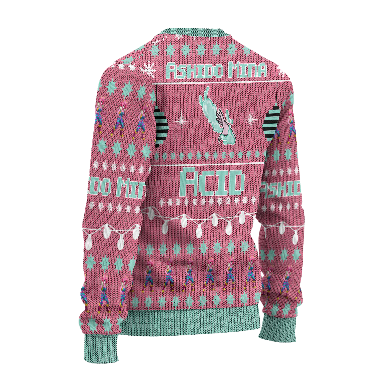 Mina Ashido Anime Ugly Christmas Sweater Custom My Hero Academia Xmas Gift