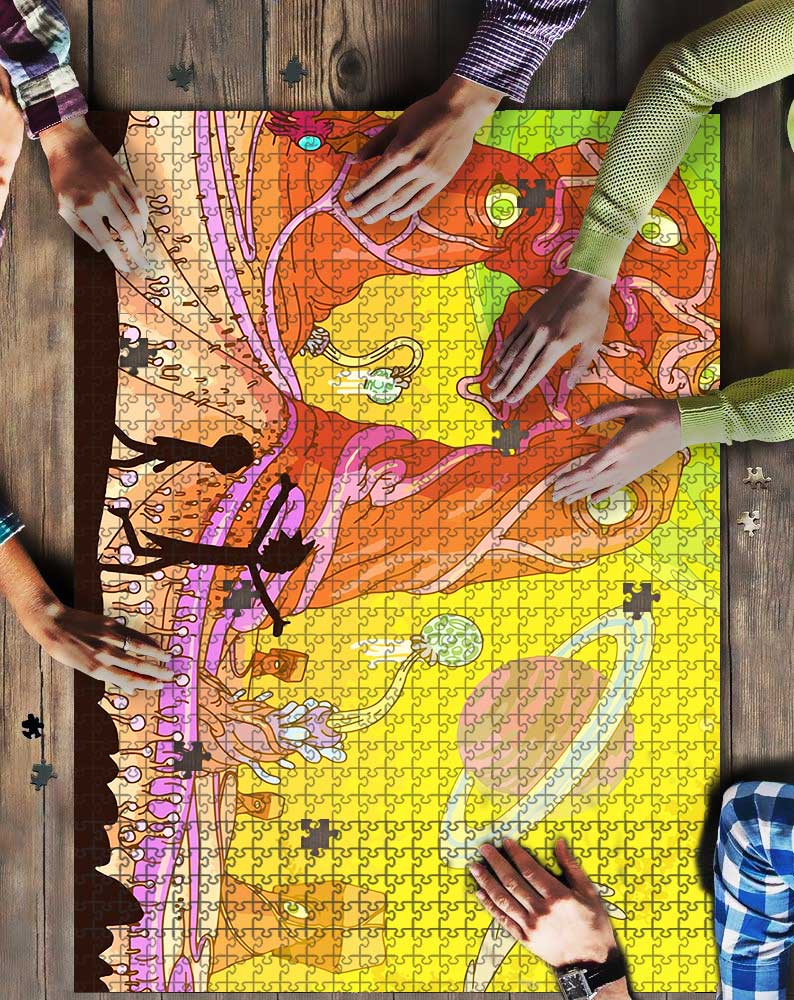 Rick And Morty Hd Mock Puzzle