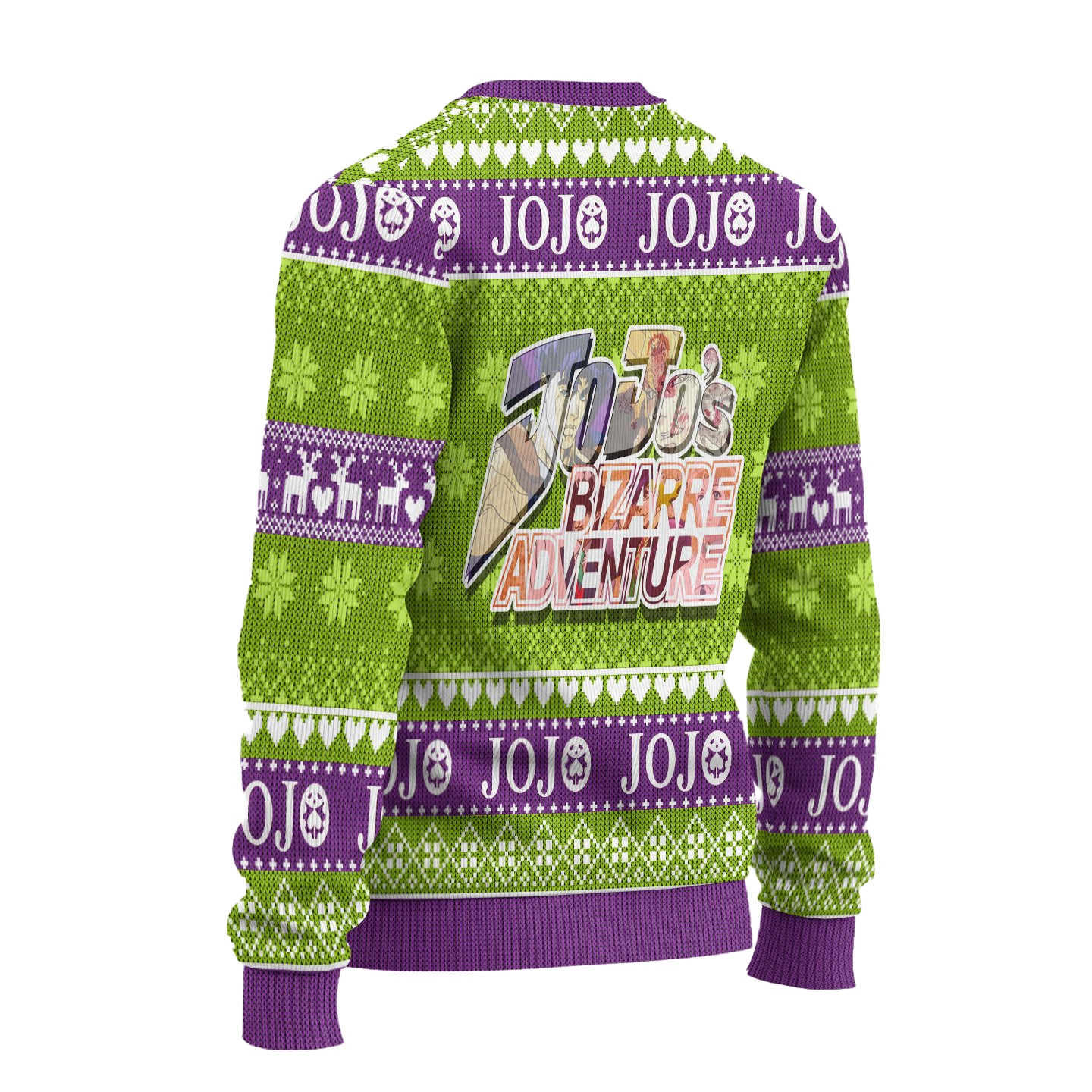 Jolyne x Iggy Anime Ugly Christmas Sweater Custom JoJos Bizarre Adventure Xmas Gift
