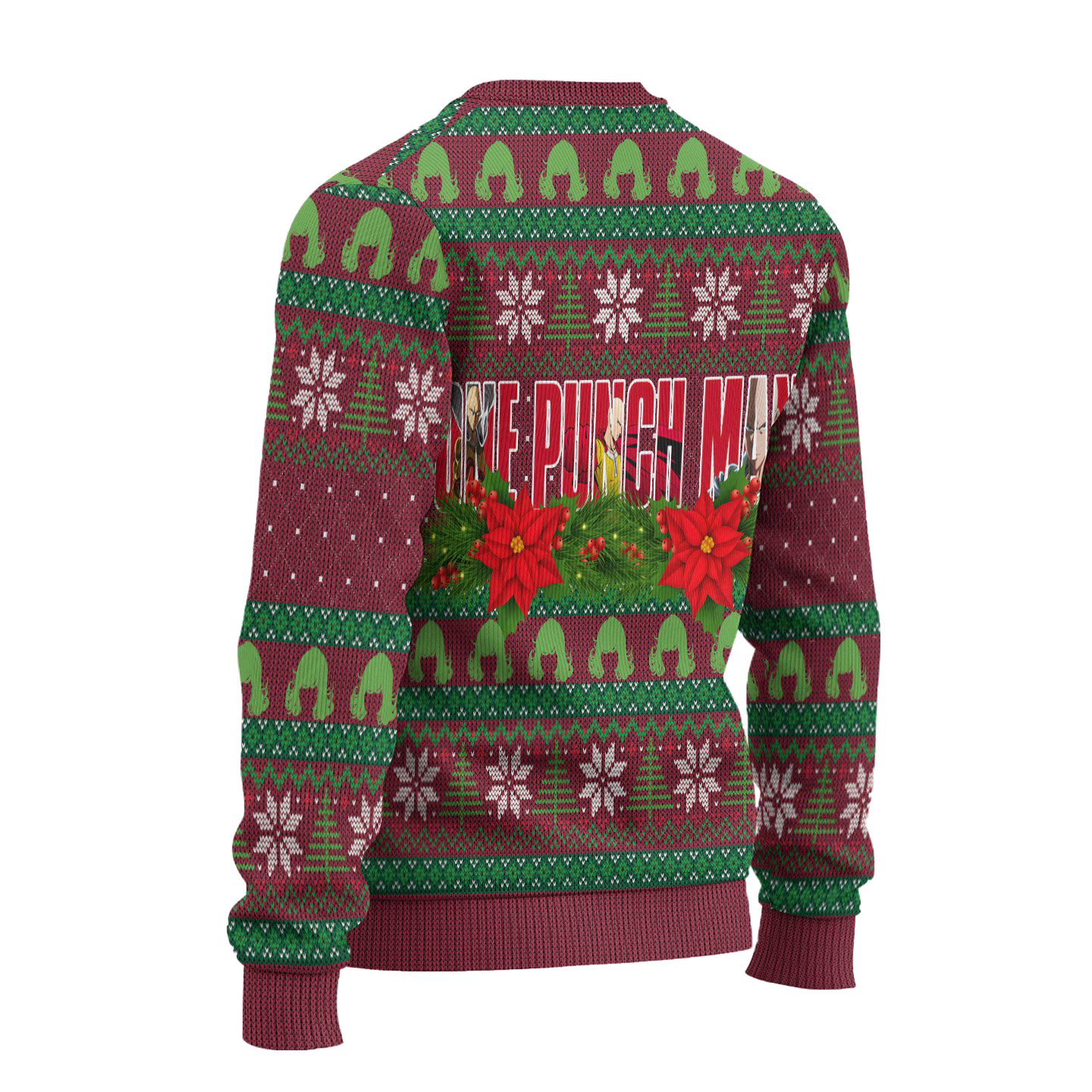 Tatsumaki x Fubuki Anime Ugly Christmas Sweater Custom One Punch Man Xmas Gift