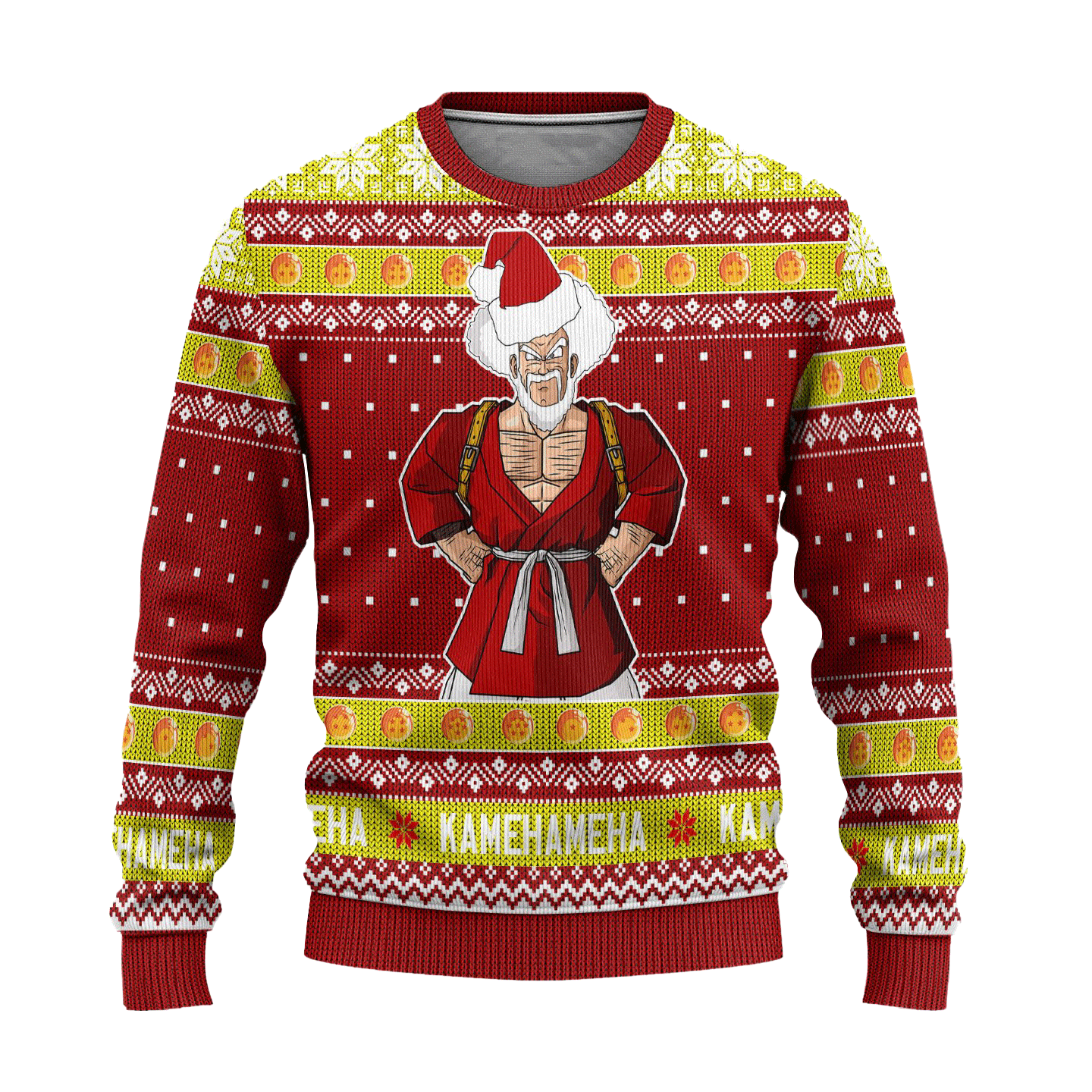 Mr Satan Dragon Ball Anime Ugly Christmas Sweater Xmas Gift