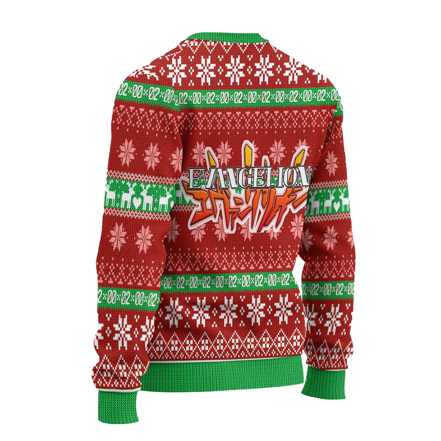 Asuka Langley Sohryu Anime Ugly Christmas Sweater Custom Neon Genesis Evangelion Xmas Gift