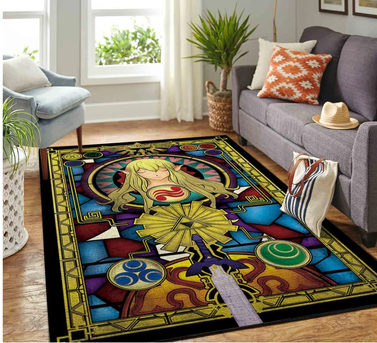 The Legend Of Zelda Art Carpet Area Rug Floor Home Room Decor Room Décor