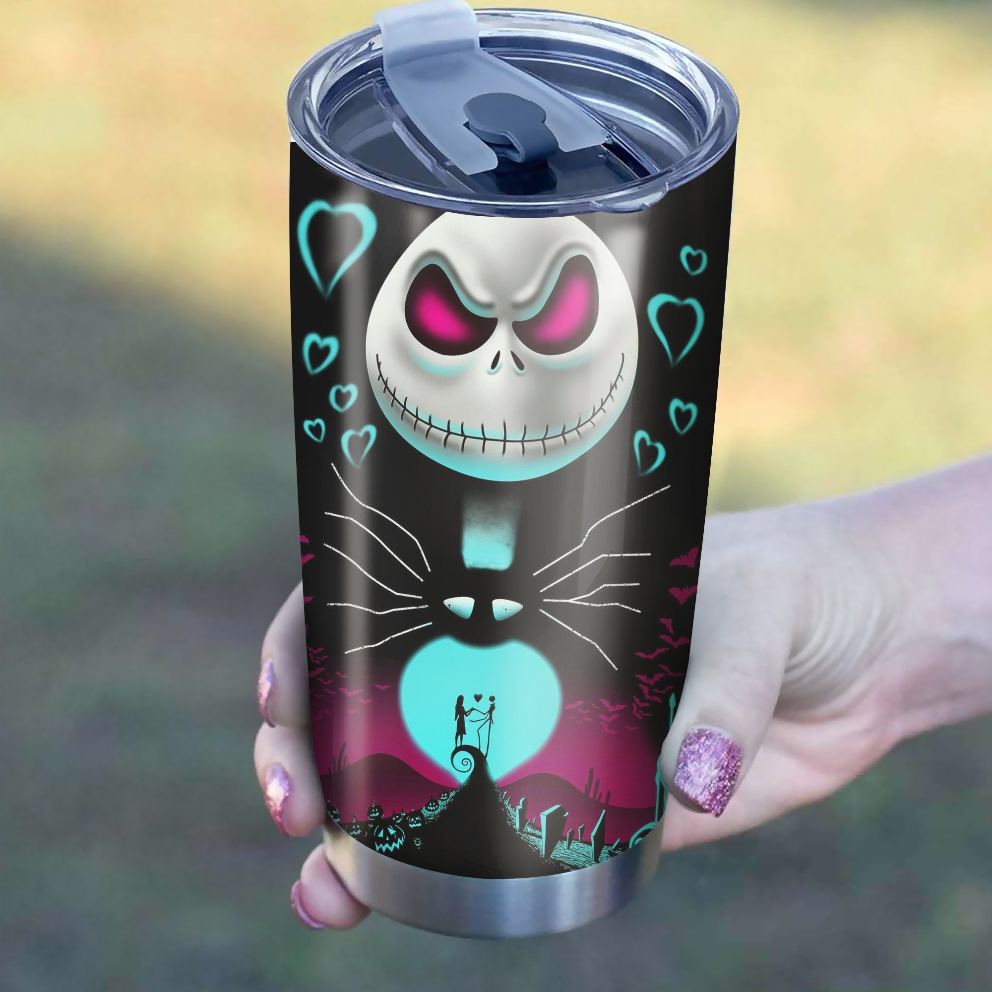 Nightmare Before Christmas Tumblers Best Perfect Gift Idea Stainless Traveling Mugs 2021