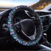 Colorful Dolphin Pattern Print Car Steering Wheel Cover