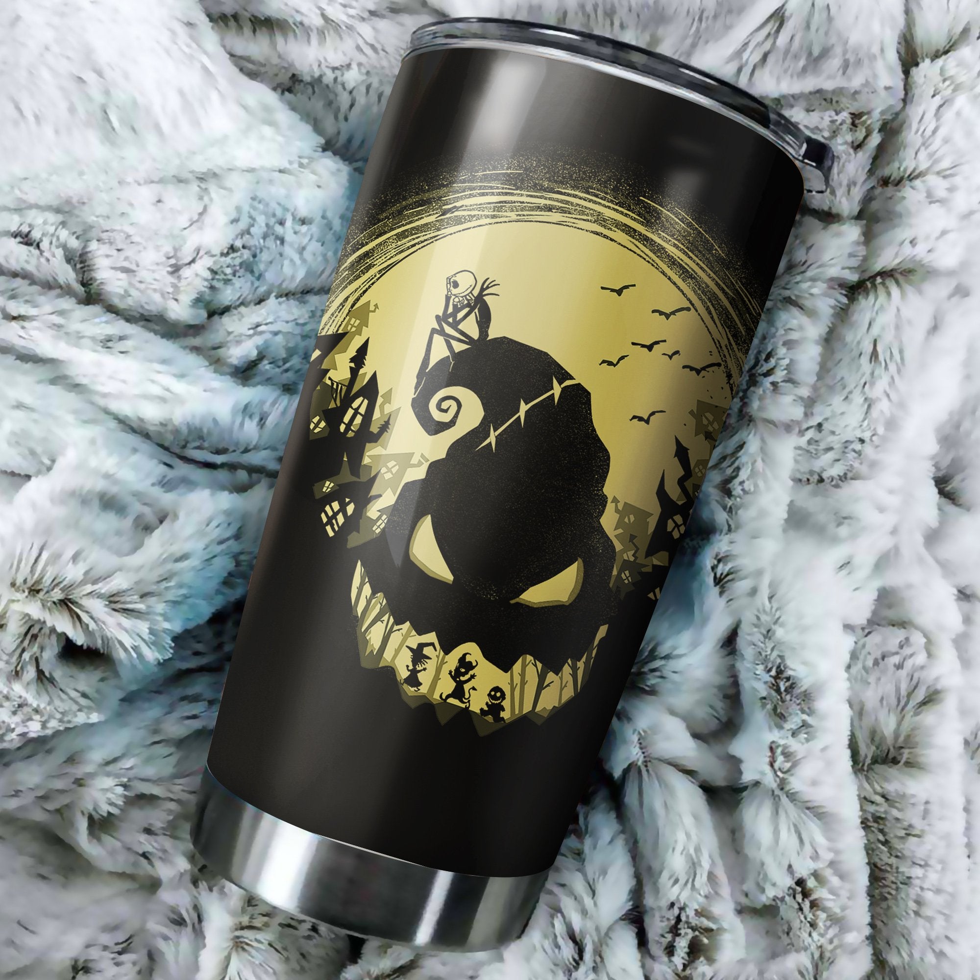 Nightmare Before Christmas Oogie Boogie Tumbler Perfect Birthday Best Gift Stainless Traveling Mugs 2021