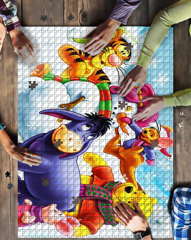 Winnie The Pooh Winter Mock Puzzle