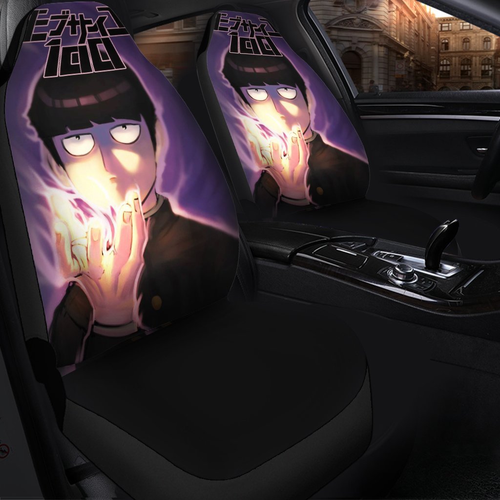 Mob Psycho 100 Purple Best Anime 2022 Seat Covers