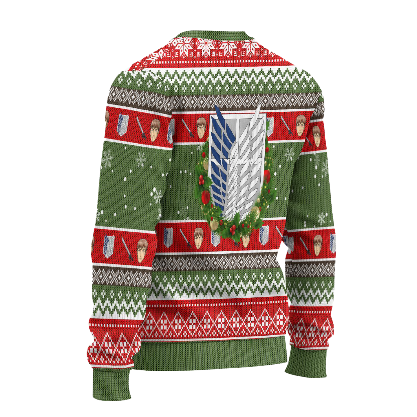 Jean Kirstein Attack on Titan Anime Ugly Christmas Sweater Xmas Gift