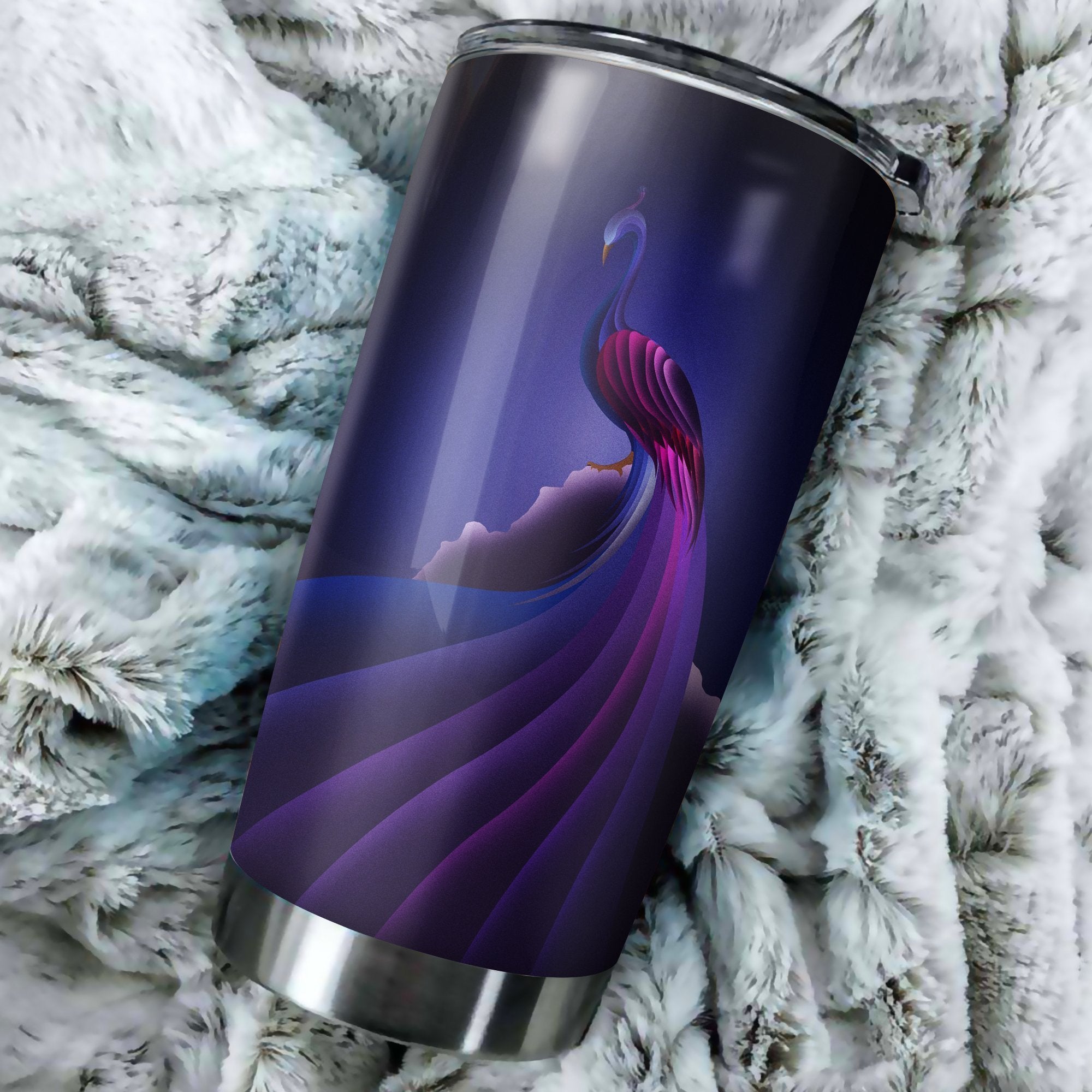 Peacock Tumbler Perfect Birthday Best Gift Stainless Traveling Mugs 2021