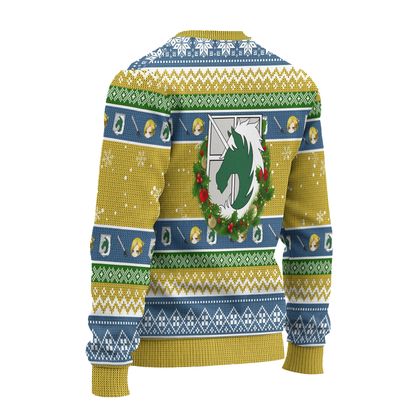 Annie Leonhart Attack on Titan Anime Ugly Christmas Sweater Xmas Gift