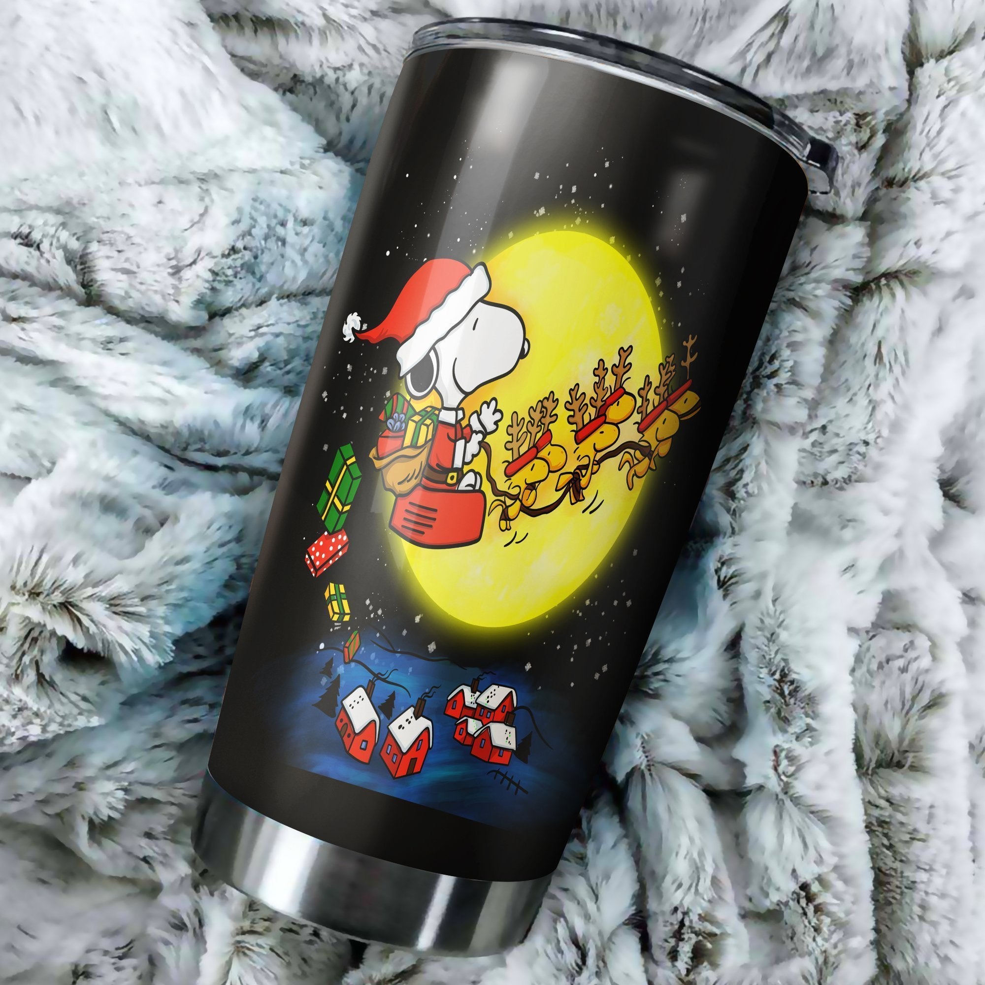 Snoopy Christmas Tumbler Perfect Birthday Best Gift Stainless Traveling Mugs 2021