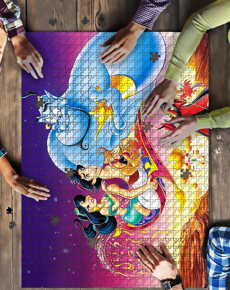 Aladdin 3 Jigsaw Mock Puzzle Kid Toys