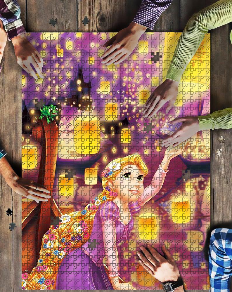 Tangled Rapunzel Jigsaw Mock Puzzle Kid Toys