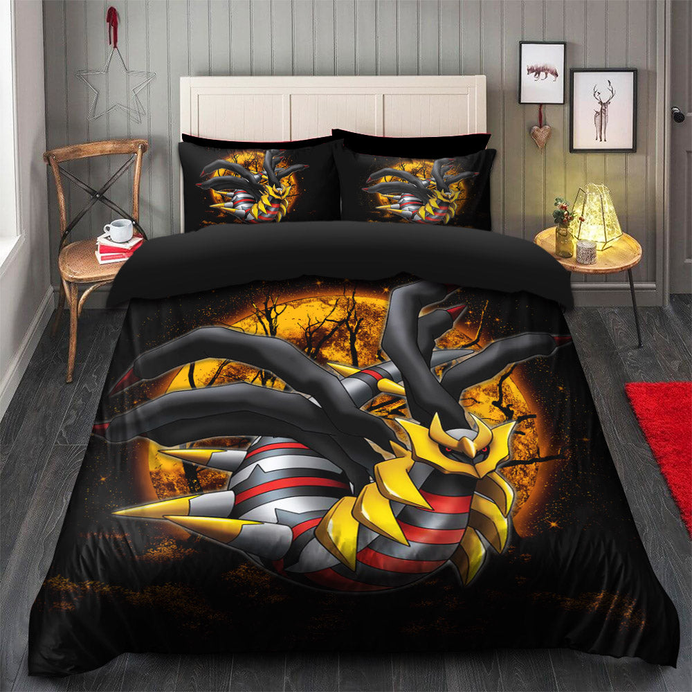 Pokemon Giratina Moonlight Bedding Set Duvet Cover And 2 Pillowcases