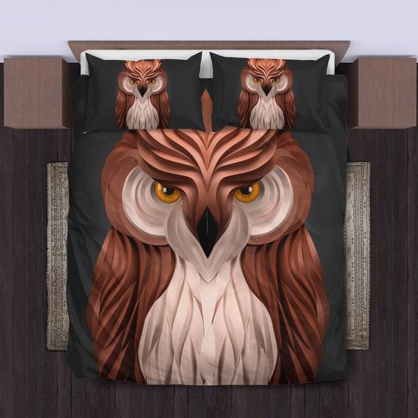 Owl 2022 Bedding Set Duvet Cover And Pillowcase Set