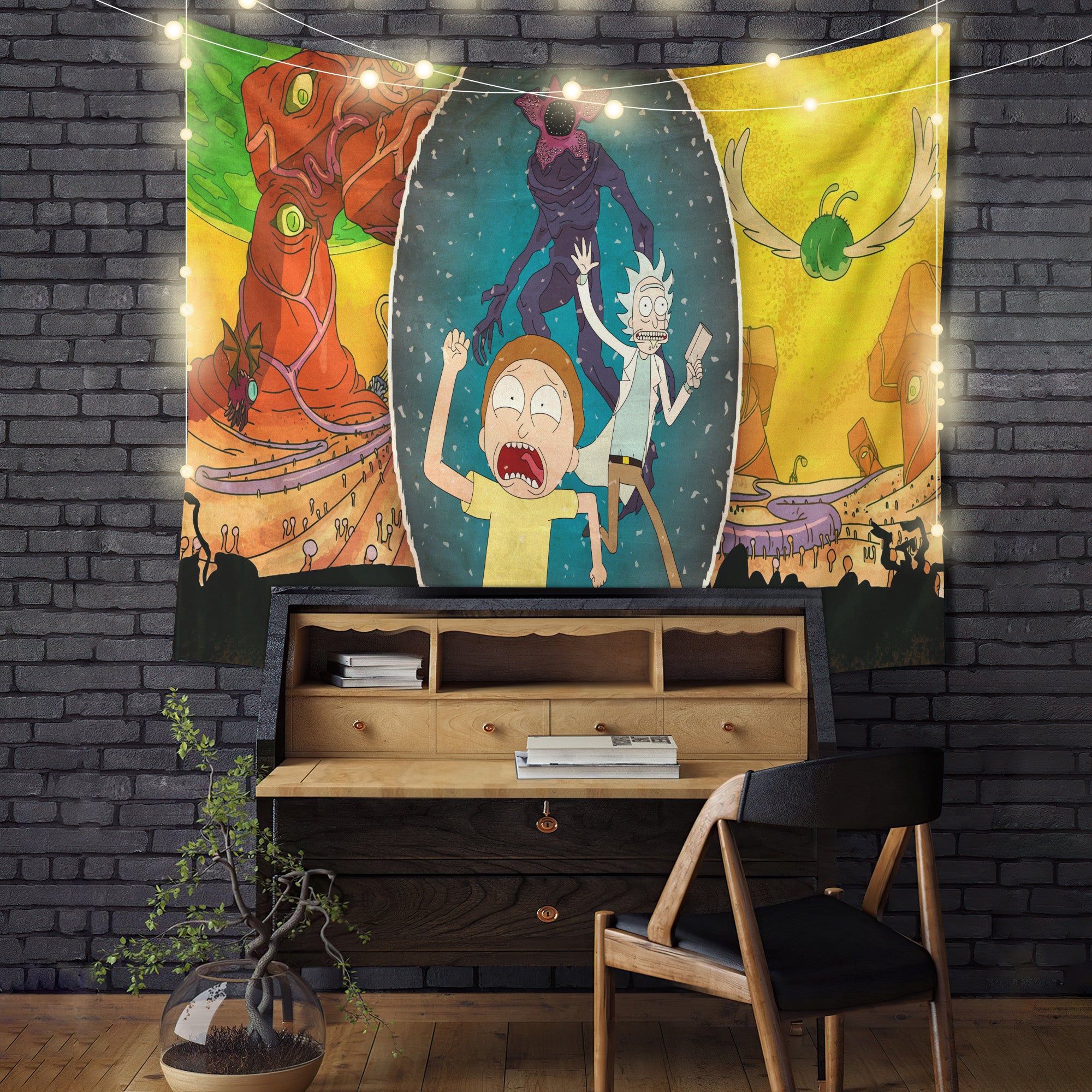 Rick And Morty Funny Tapestry Room Decor