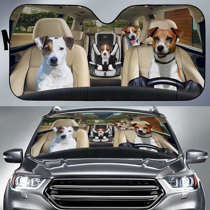 Jack Russel Terrier Auto Sun Shade Baby In Car, Gift Ideas 2022 - 99shirt