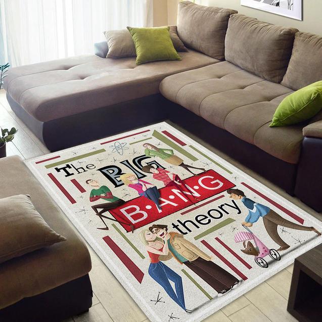 2022 The Big Bang Theory Rug Home Decor Bedroom Living Room Decor