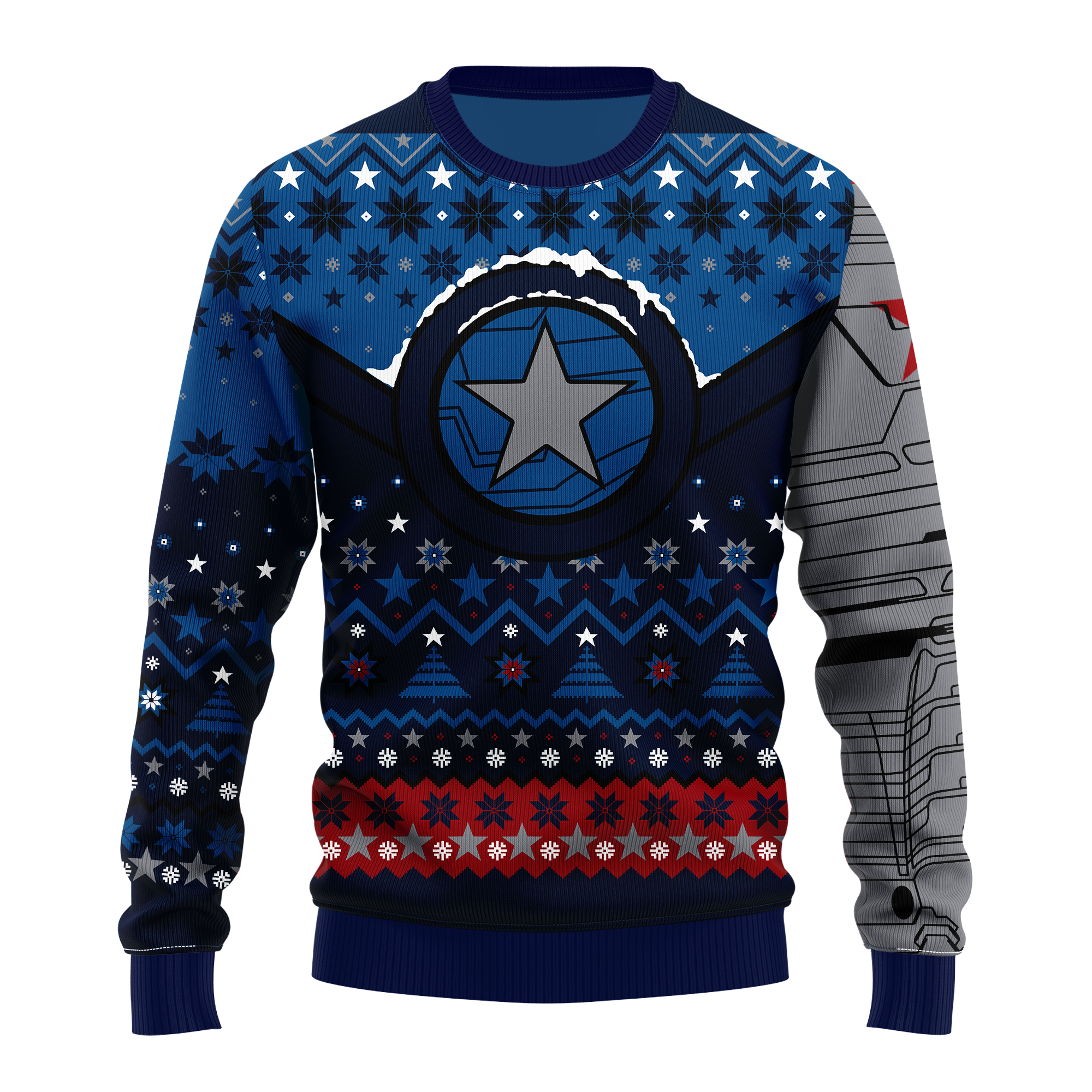 Winter Soldier Ugly Christmas Sweater Xmas Gift