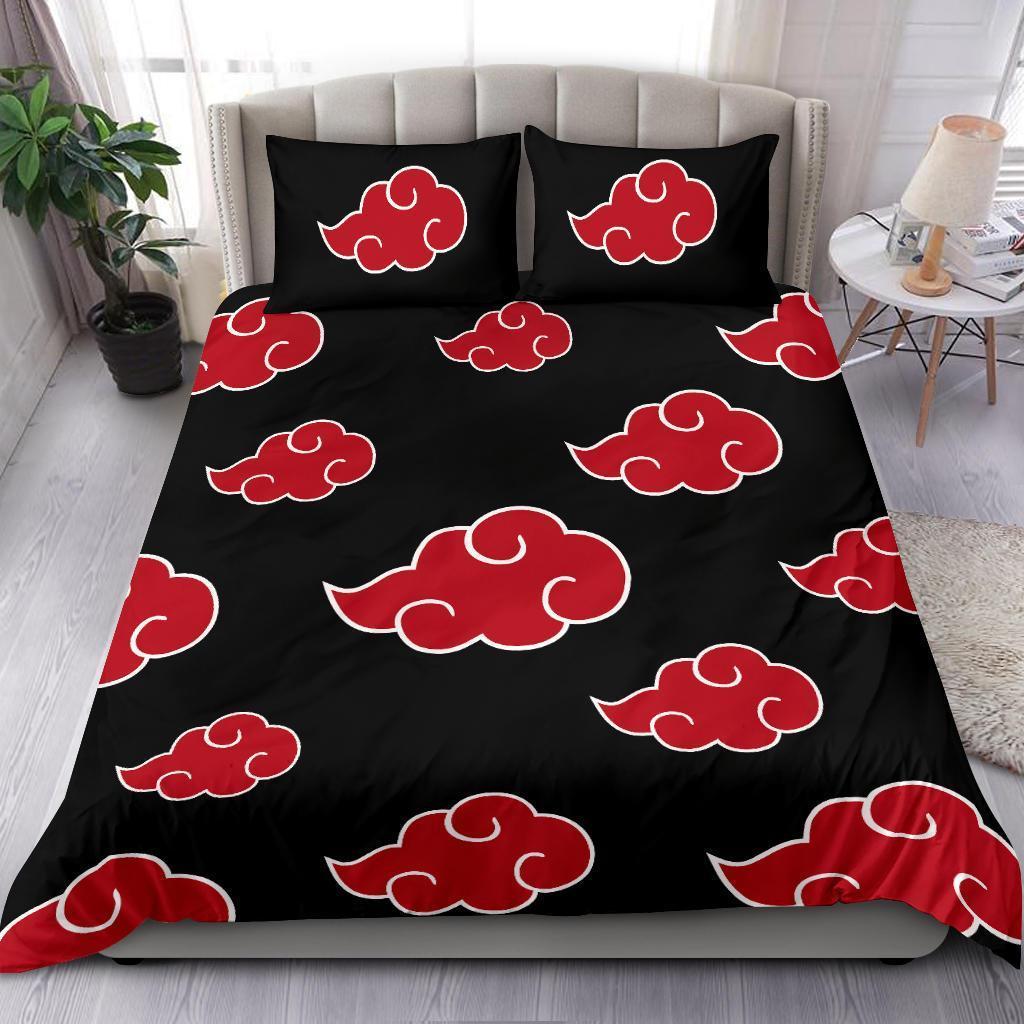 Akatsuki Naruto Bedding SetDuvet Cover And Pillowcase Set 99shirt