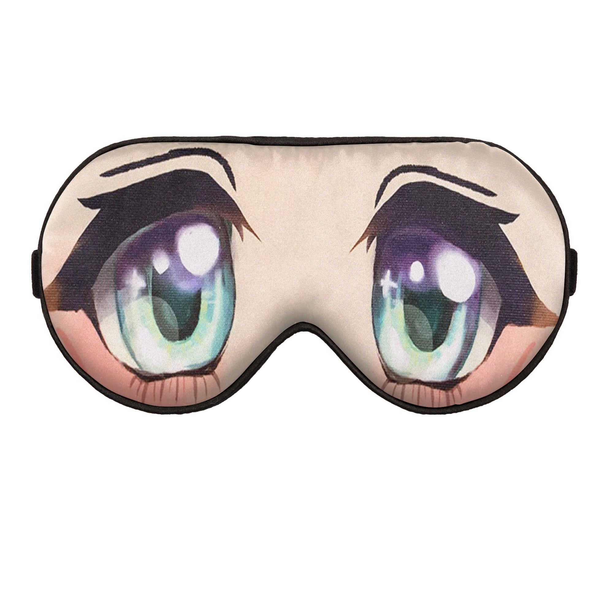 Ahegao Anime Girl Eyes Custom Sleep Mask
