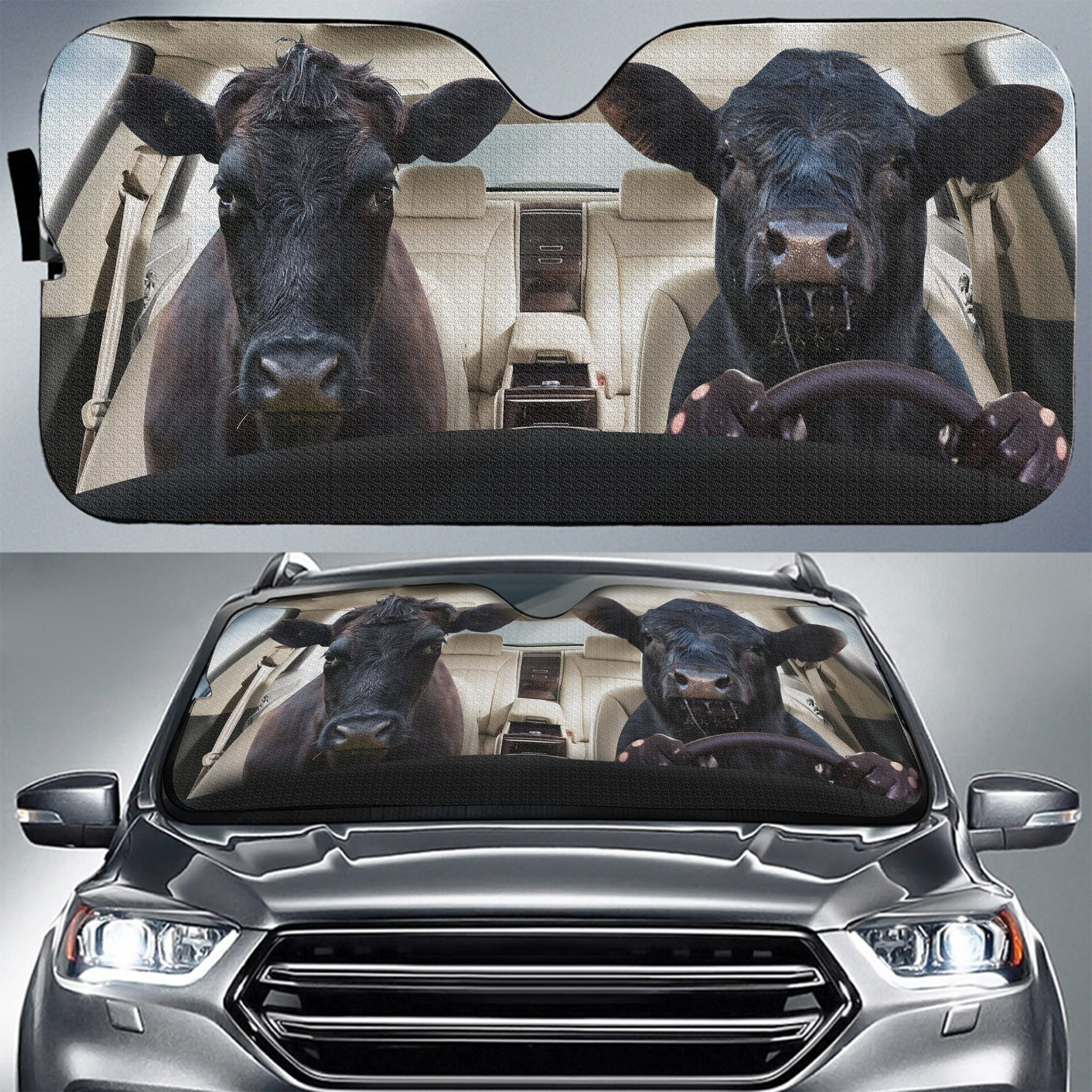 Cattle Auto Sun Shade Gift Ideas 2022 99shirt