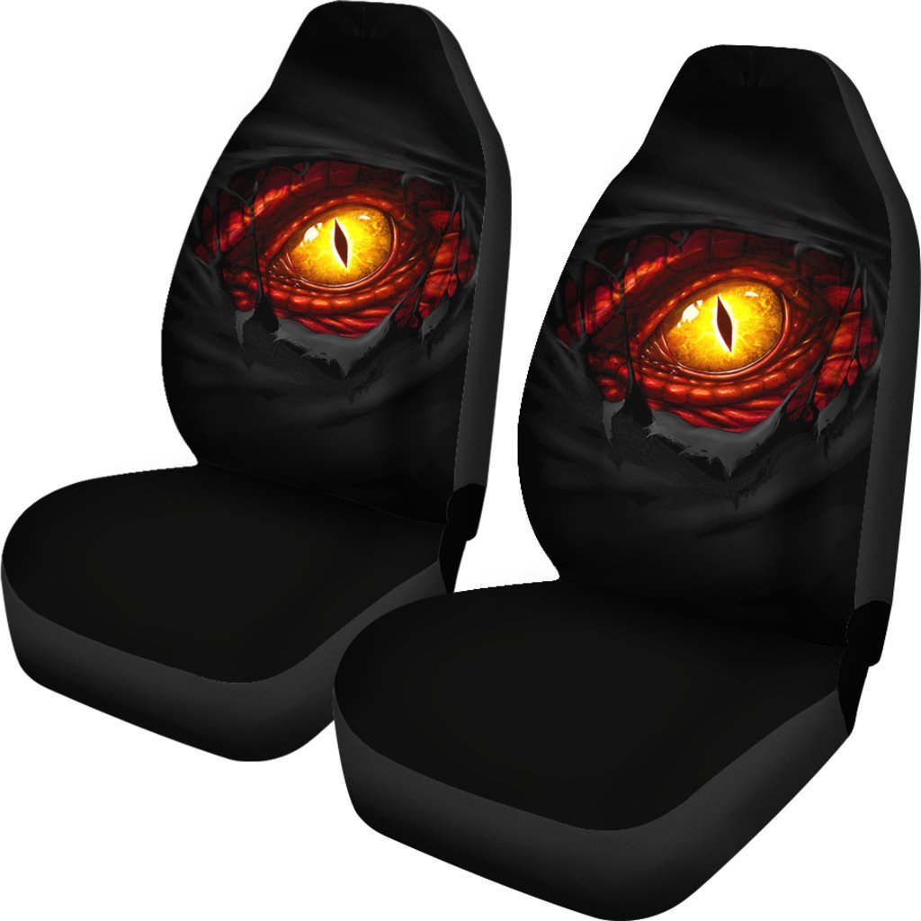 Dragon Eyes 3D Car Seat Covers