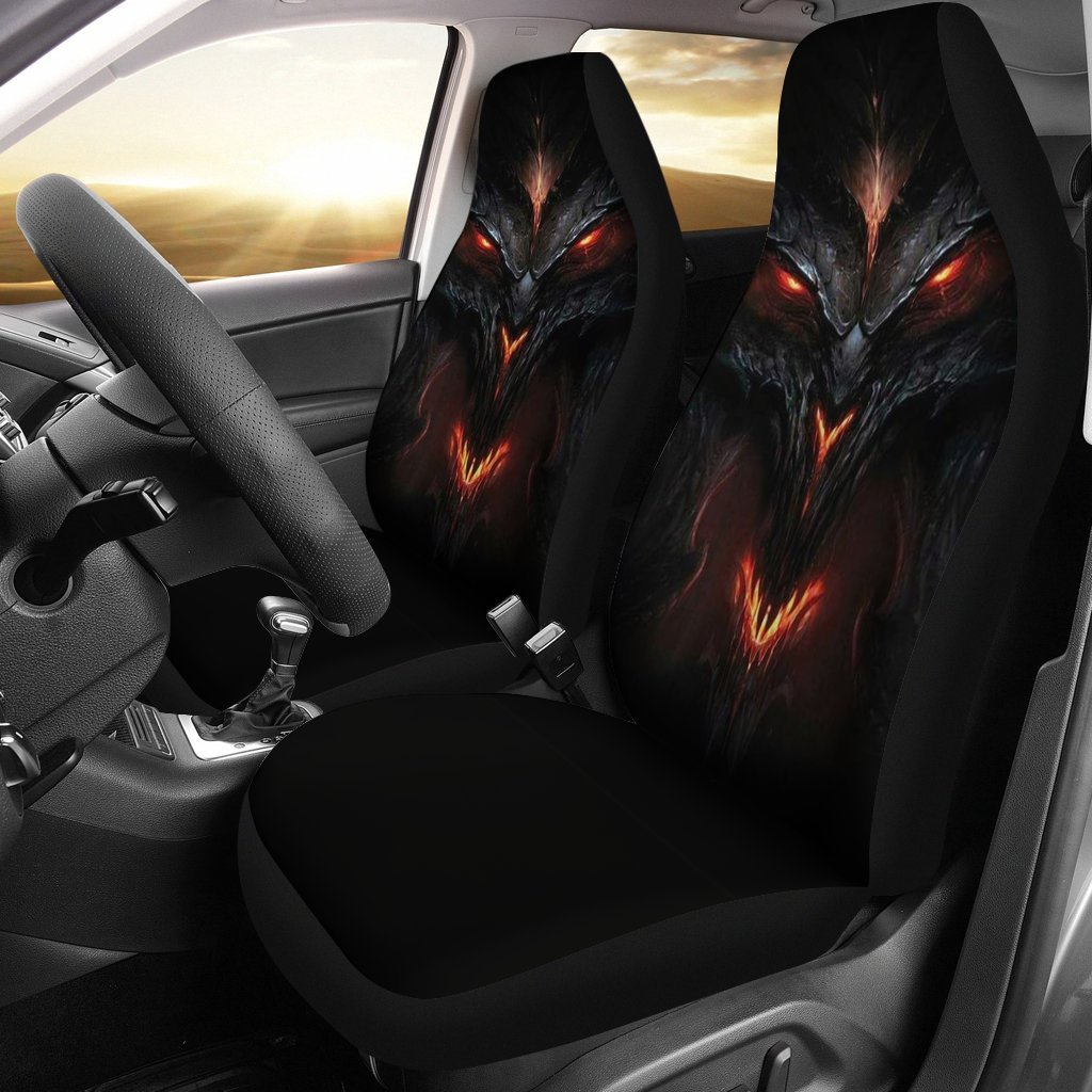 Evil Face Car Seat Covers