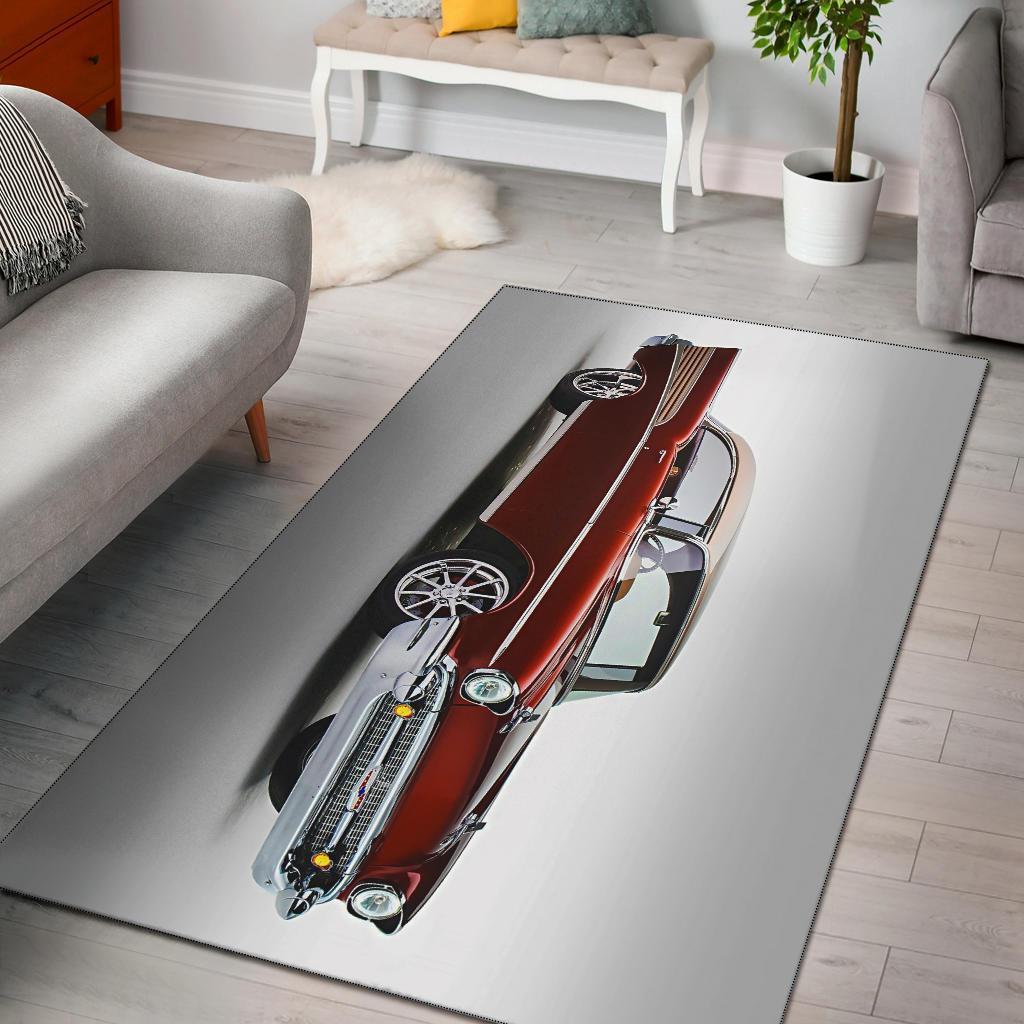 1957 Chevy Street Rod Area Rug Carpets - 99shirt