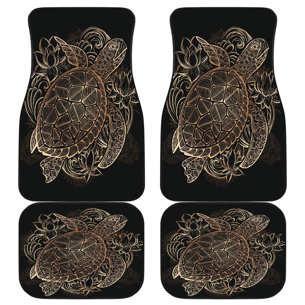 Turtle Pattern Art Car Floor Mats