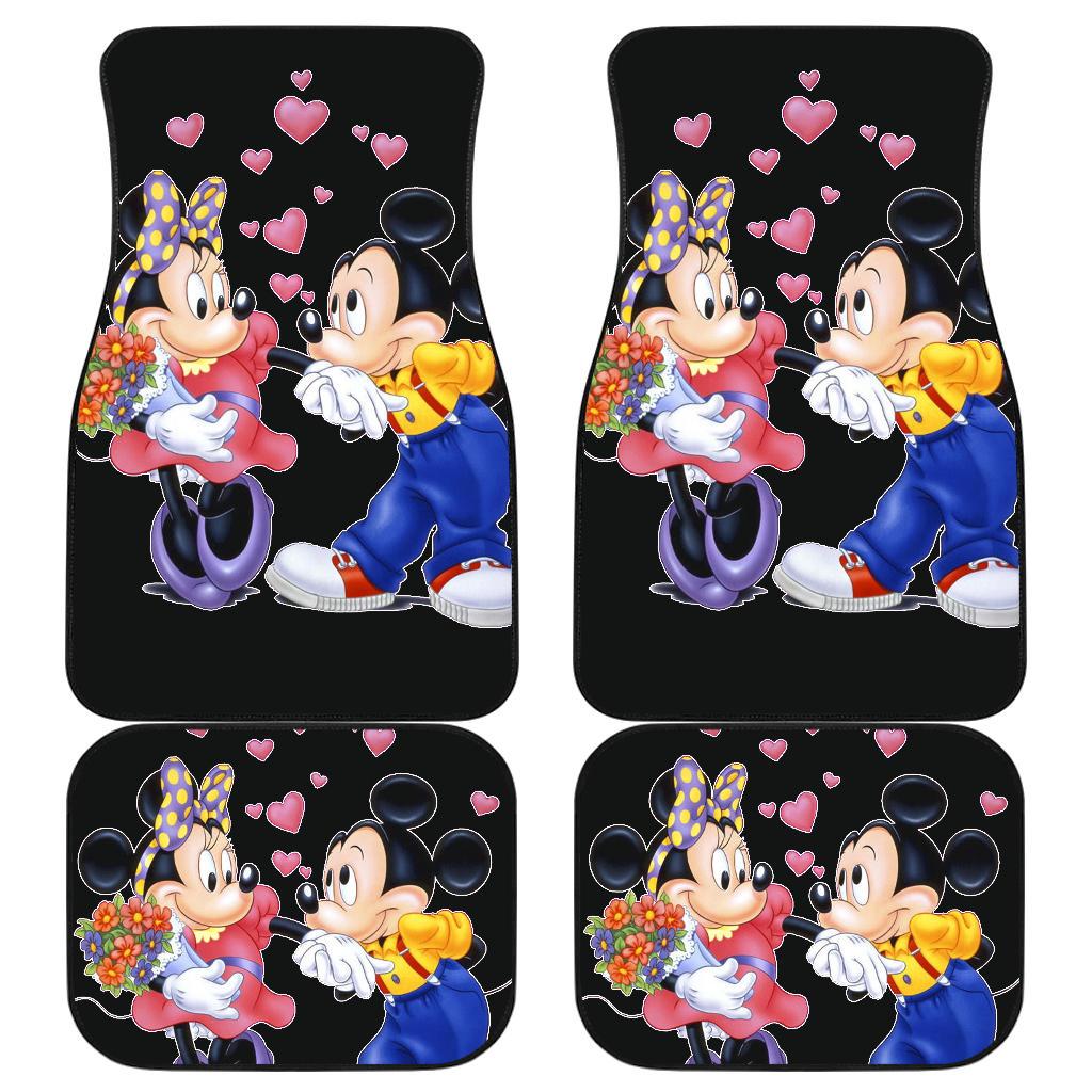 Cartoon Mice And Minnie Mouse Car Floor Mats - 99shirt