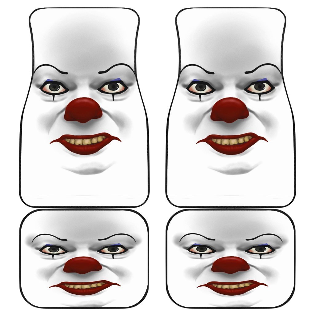 Pennywise Face Old But Gold Creepy Car Floor Mats