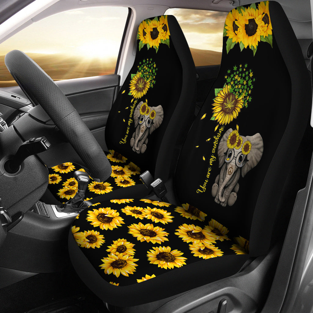 Sunflower Elephant Seat Covers