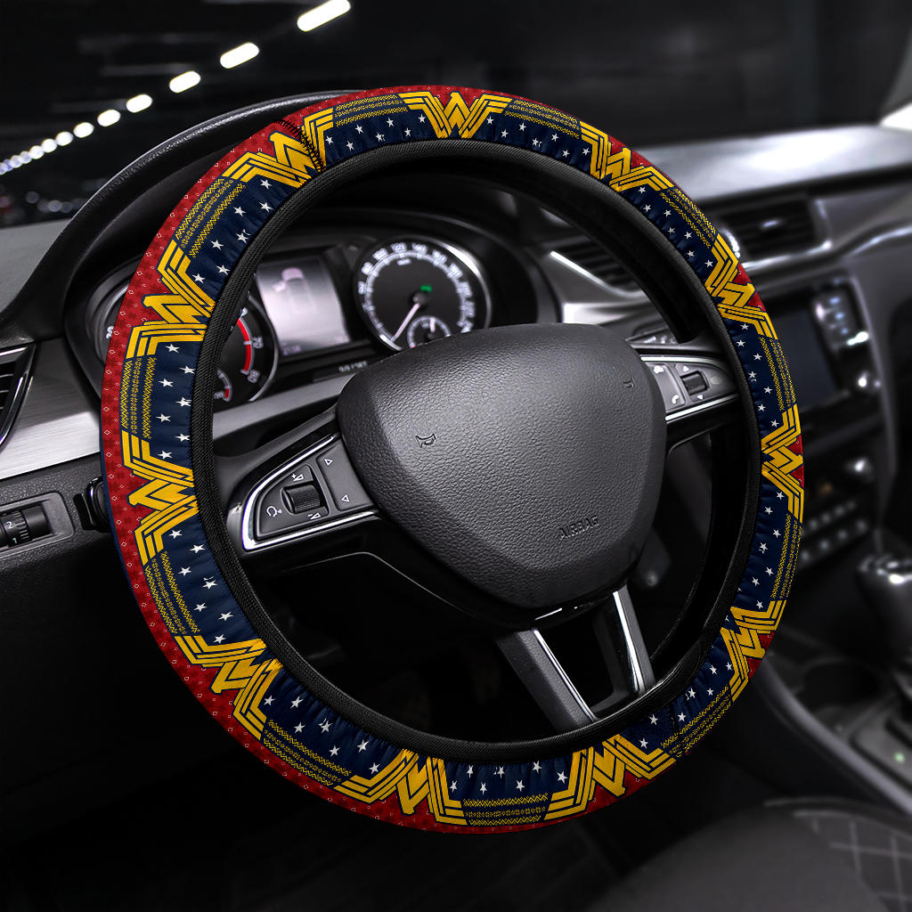 Wonder Woman Premium Custom Car Steering Wheel Cover