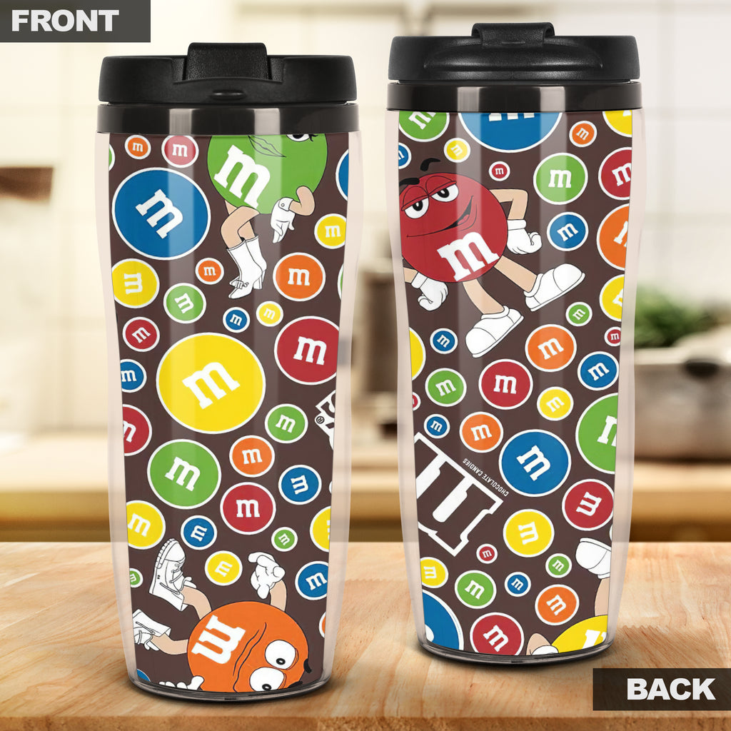 M&M Chocolate Pattern Coffee Cup