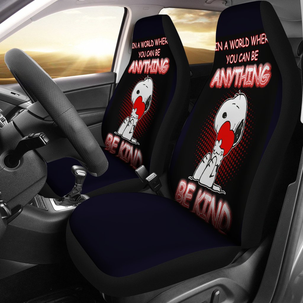 Snoopy Car Seat Covers 2 Amazing Best Gift Idea