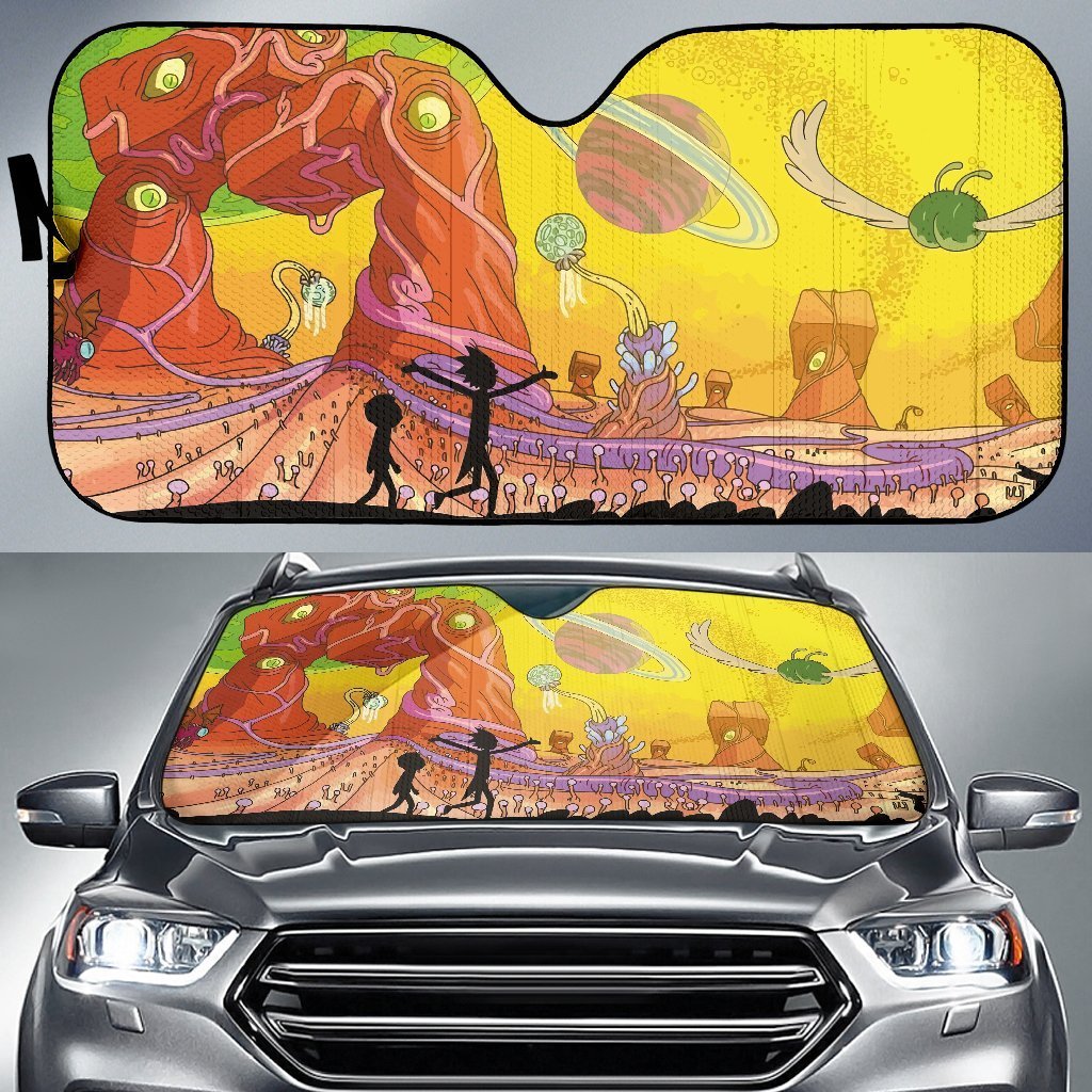 Rick And Morty 4K Auto Sun Shades Amazing Best Gift Ideas 2022