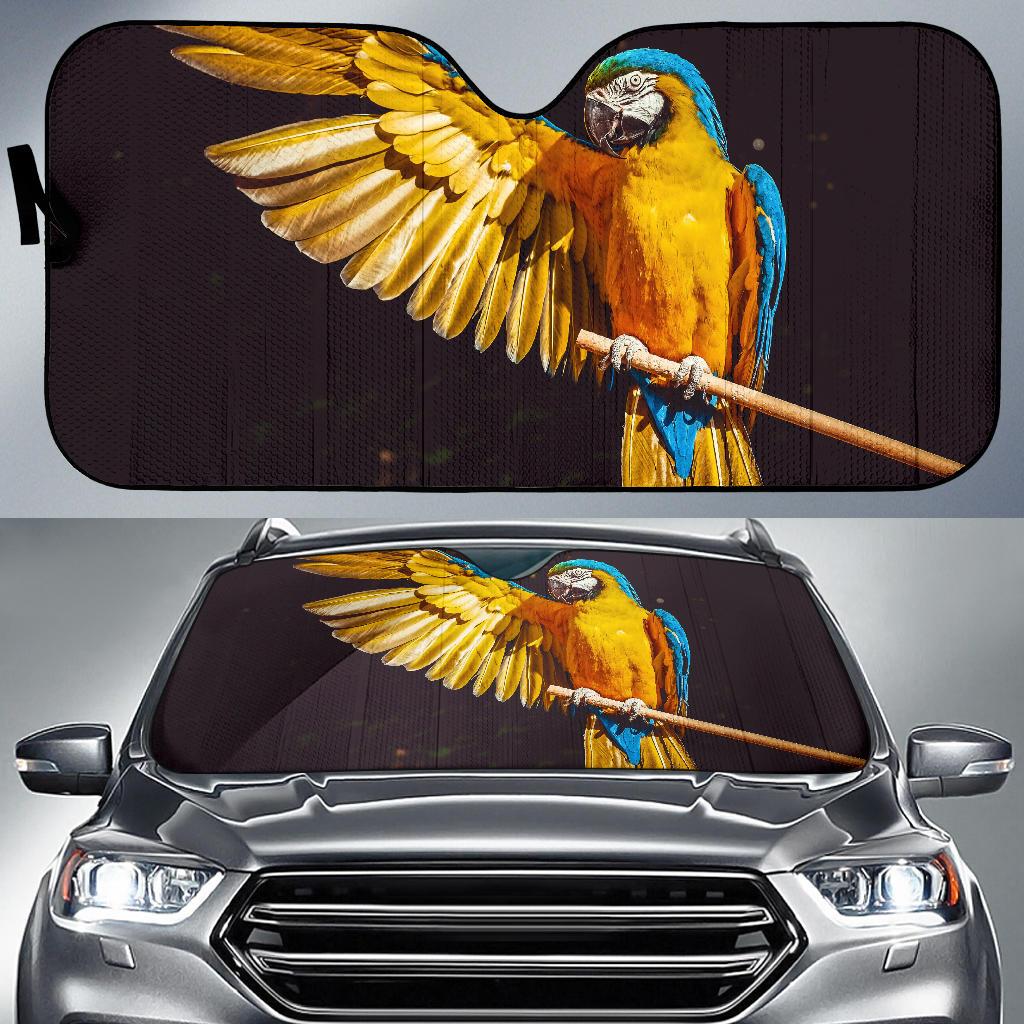 macaw-low-poly-hd-4k-car-sun-shade-gift-ideas-2022-99shirt