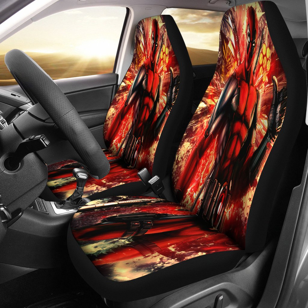 Deadpool 2022 Car Seat Covers Amazing Best Gift Idea