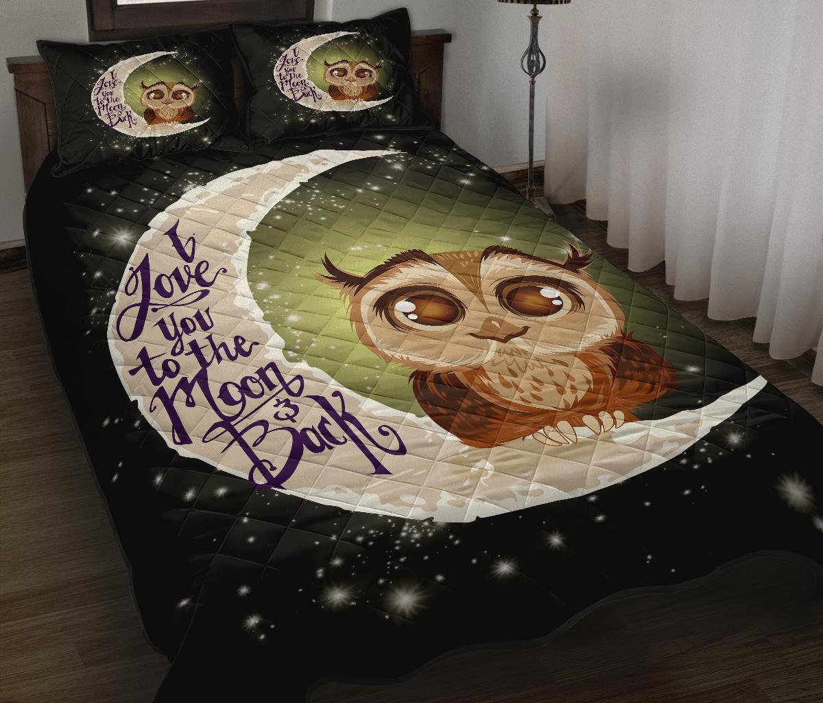 Owl To The Moon Quilt Bed Sets